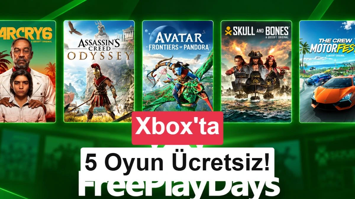 FARCRY 6, Assassin’s Creed Odyssey, Avatar: Frontiers of Pandora, Skull and Bones ve The Crew Motorfest oyunlarının kapakları