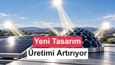 Yarım küre perovskit hücre, farklı açılarda daha fazla güç üretti