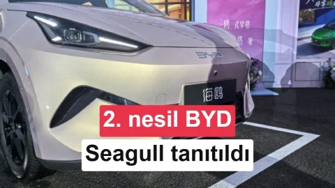 BYD Seagull’ın yeni nesil modeli tanıtım alanında sergileniyor