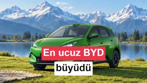 Yeni BYD Seagull daha büyük gövde ve lidar sensörüyle geliyor