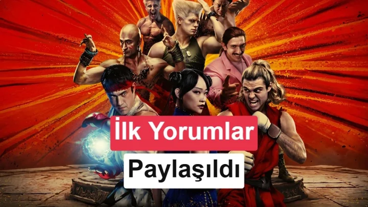 Street Fighter filminde Ryu ve Ken dövüş pozisyonunda